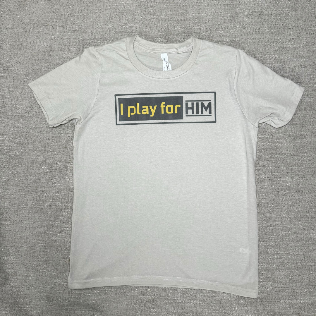 I play for Him T-Shirt (Cream)