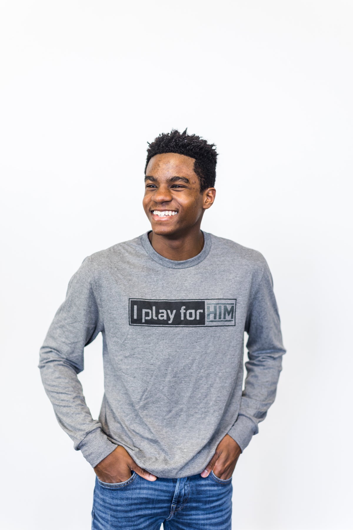 I play for Him Humility Series Long Sleeve