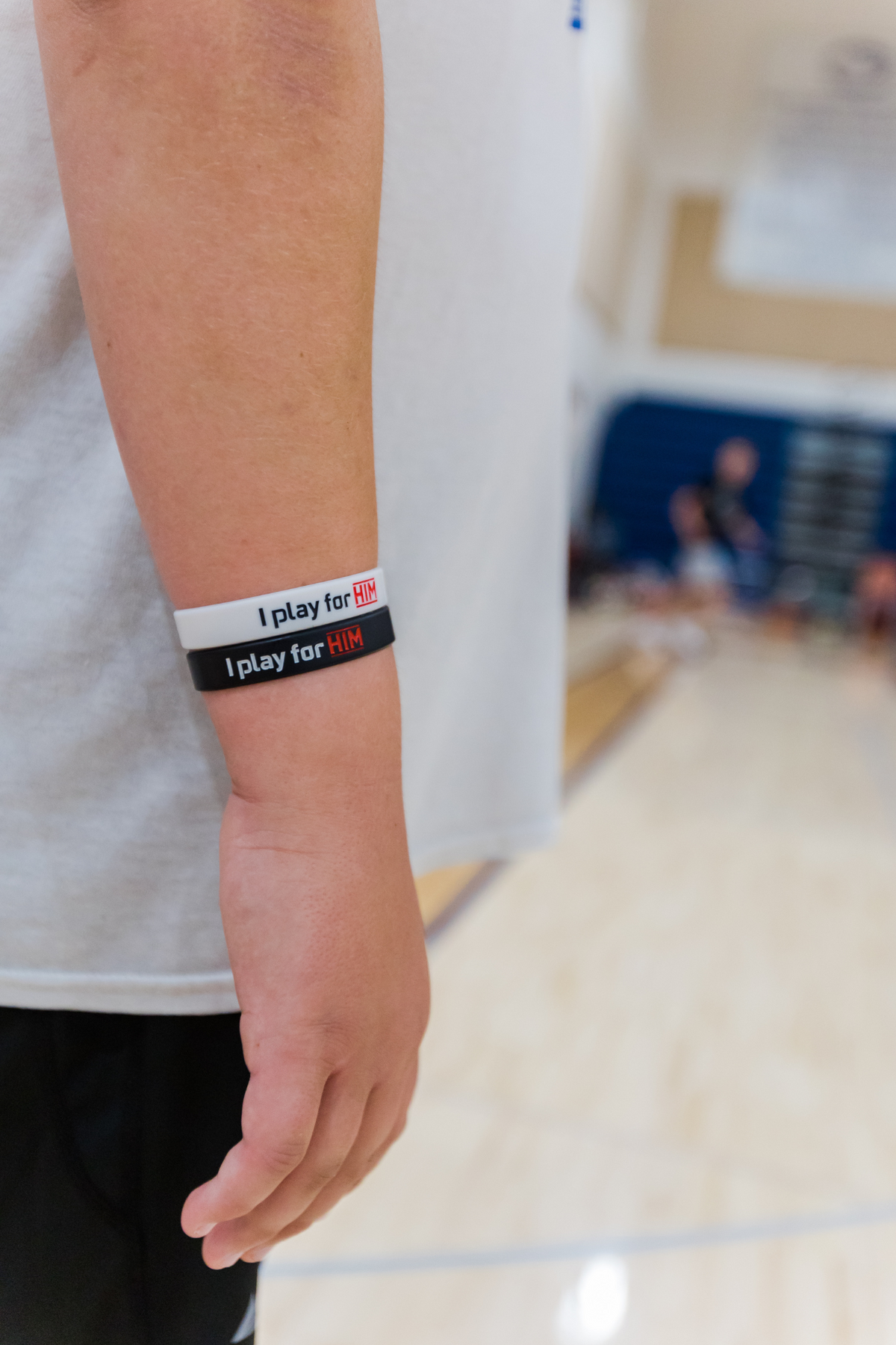 I play for Him Wristband